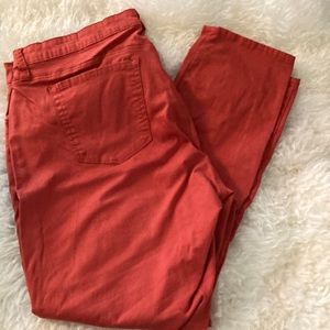 NWOT Kut from the Kloth 16W boyfriend orange jeans